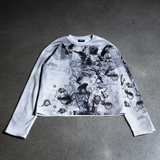 "POETIC CHOAS” LONGSLEEVE (WHITE)